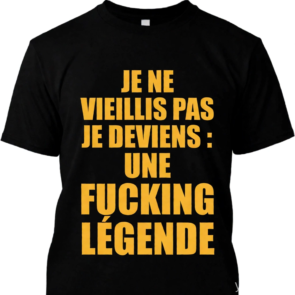 T-shirt :Dites-le avec sarcasme