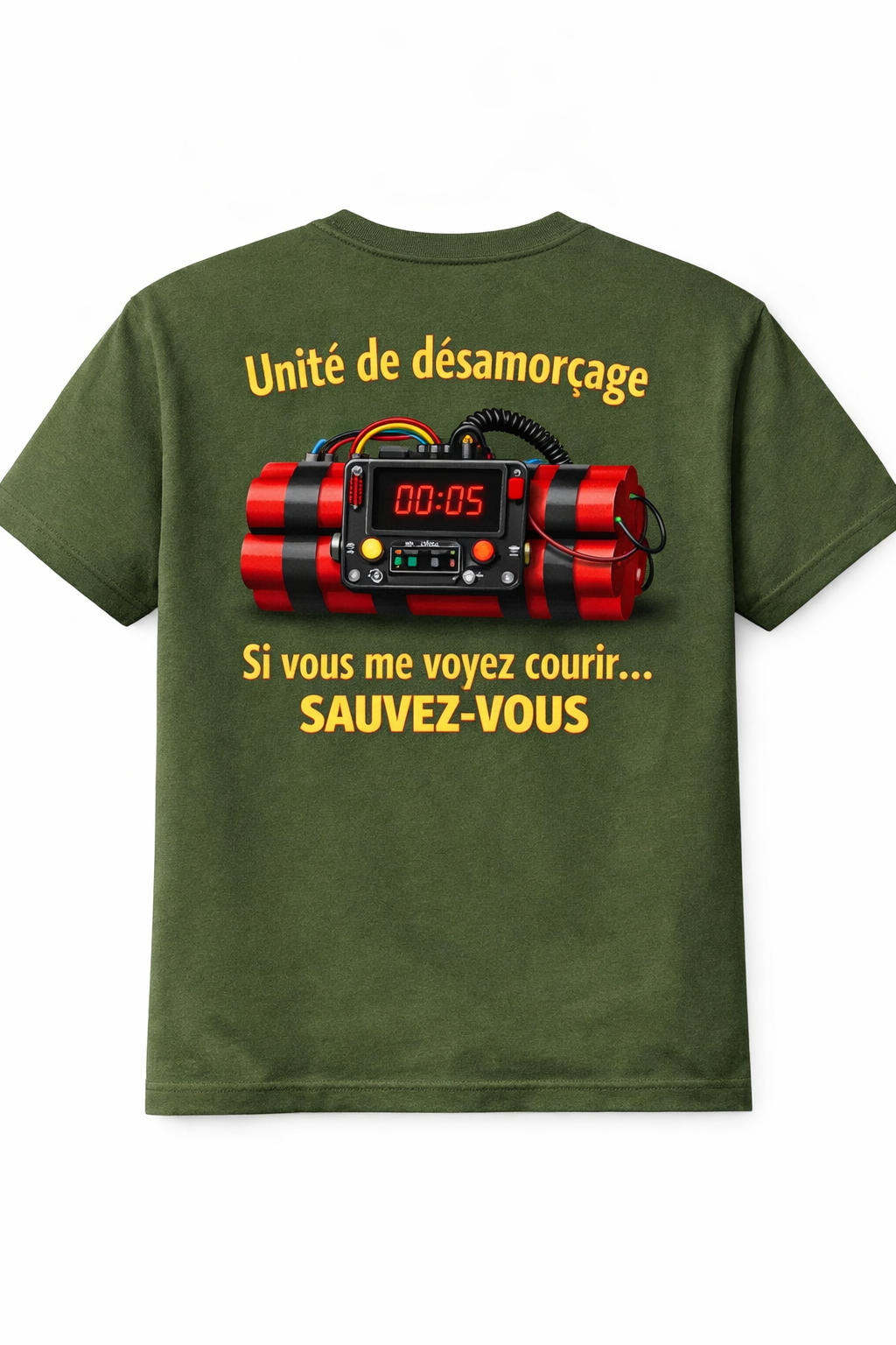 T-shirt :Dites-le avec sarcasme